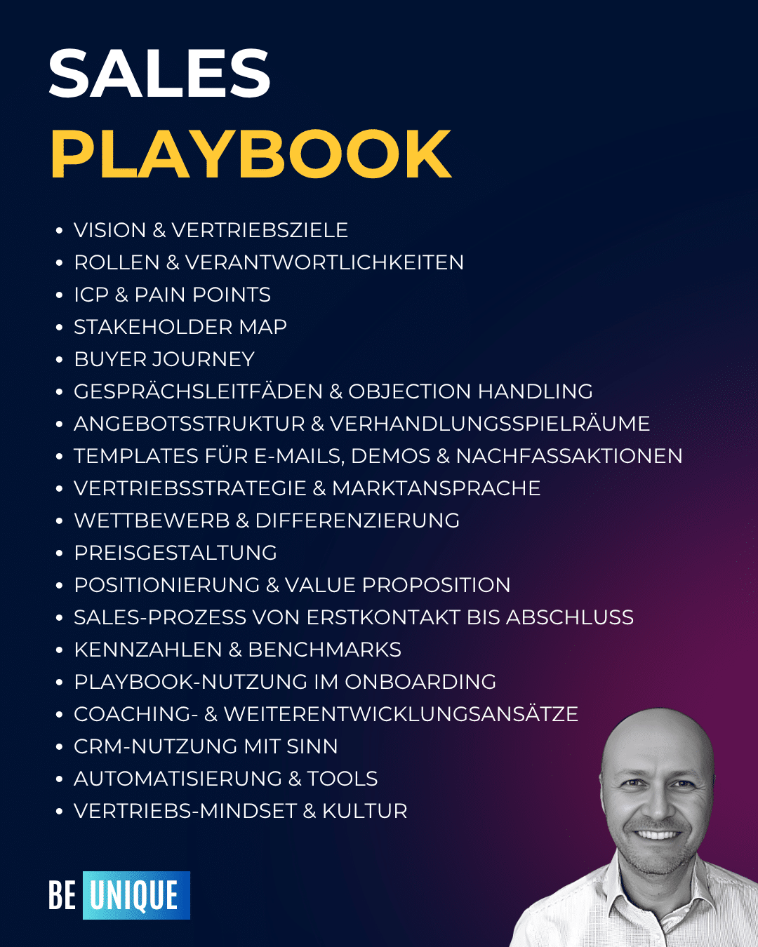 Sales Playbook für mehr Umsatz