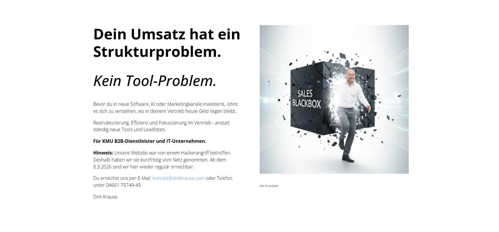 Website business Wachstum